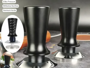 51mm 53mm 58mm Espresso Tamper Barista Coffee Tamper with Calibrated Spring Loaded Stainless Steel Tampers